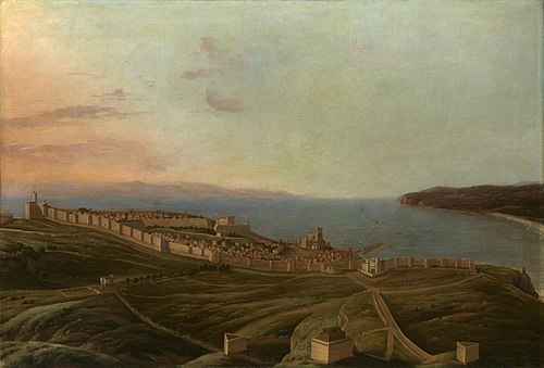 A View of Tangier, 1669, Hendrick Danckerts
