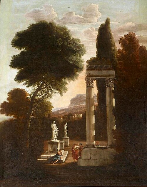 Classical Landscape, 1677, Hendrick Danckerts