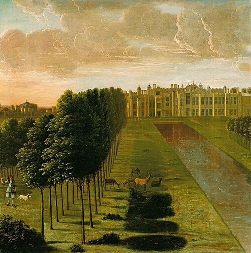 Hampton Court Palace, 1666, Hendrick Danckerts