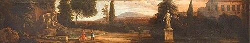 The Gardens at Pratolino, 1673, Hendrick Danckerts