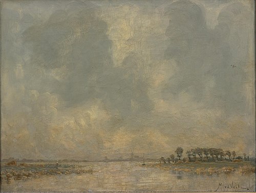 River Landscape, 1920, Maurits Willem van der Valk