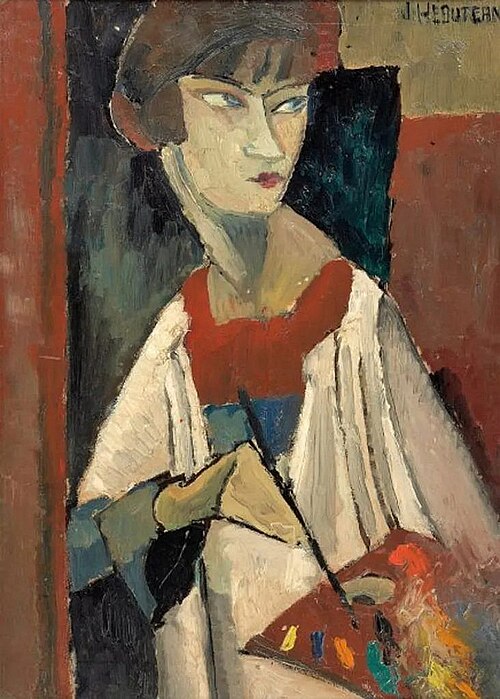 Selfportrait (1918), , Jeanne Hébuterne