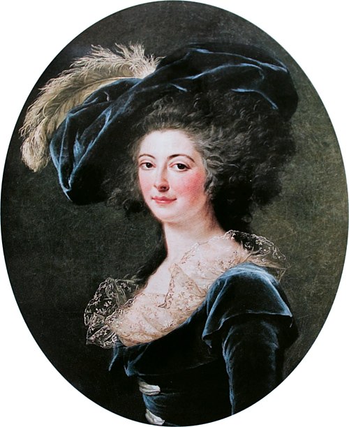 Porträt der Madame Alexis Janvier La Live de la Briche, née Adélaïde Prévost, 1787, Adélaïde Labille-Guiard