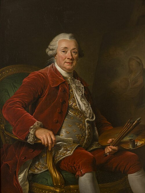 Charles Amédée Philippe Van Loo (1719-1795), 1785, Adélaïde Labille-Guiard