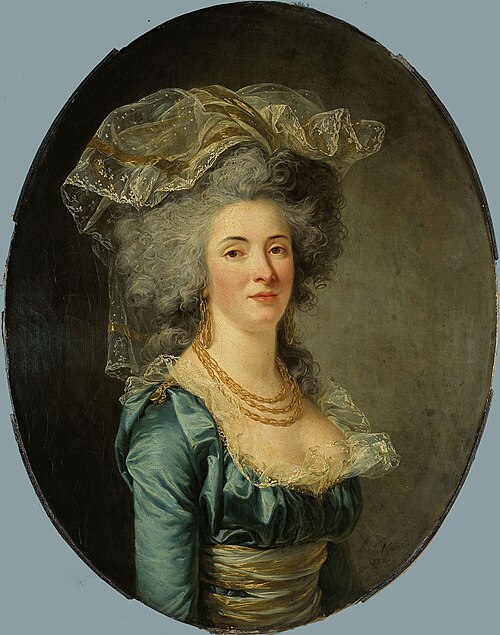 Portrait présumé de Philiberte-Orléans Perrin de Cypierre, comtesse de Maussion, 1787, Adélaïde Labille-Guiard