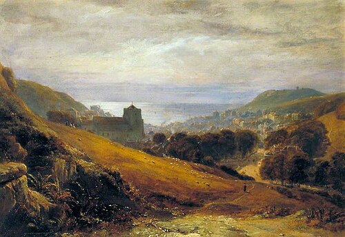 Old Hastings, 1834, Edward William Cooke
