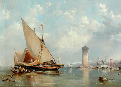 Off the Coast of Leghorn, 1848, Edward William Cooke