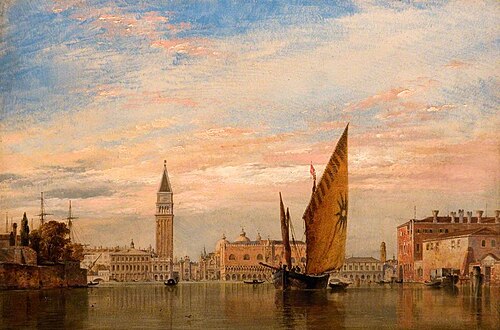 On the Bacino di San Marco, Venice, 1851, Edward William Cooke