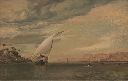 On the Nile, 1860, Edward William Cooke