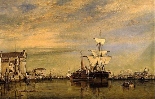 Canal of the Giudecca, Venice, 1867, Edward William Cooke