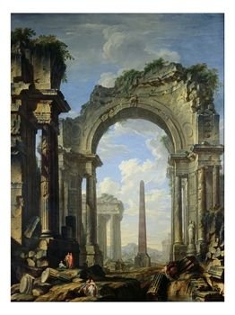 Ruines de monuments antiques, 1750, Giovanni Niccolò Servandoni