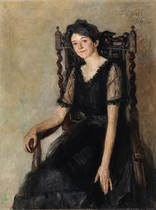 Portrait of Mrs Caughey, 1916, John Butler Yeats
