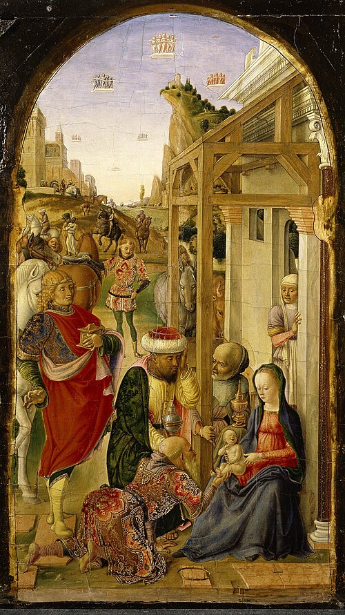 L'Adoration des Mages, 1470, Lazzaro Bastiani
