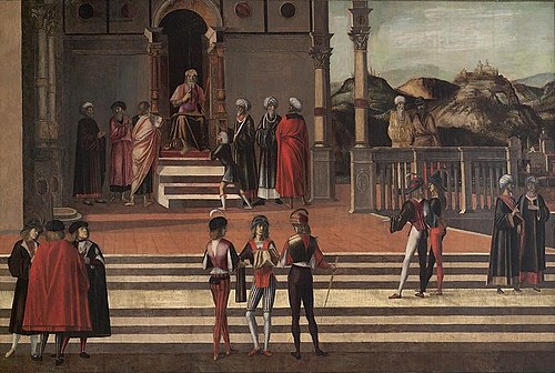 Joseph interpreting Pharoah's Dream, 1485, Lazzaro Bastiani