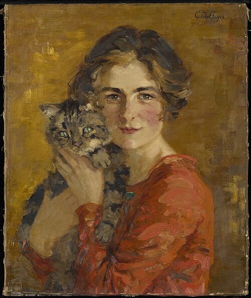 La Femme et le chat, , Gertrude Des Clayes