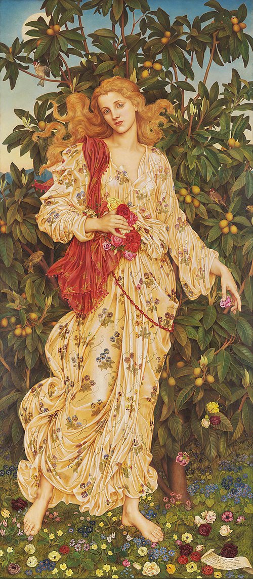 Flore, 1894, Evelyn De Morgan