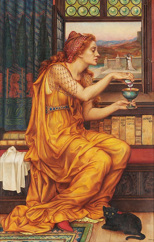 Le Philtre d'Amour, 1903, Evelyn De Morgan