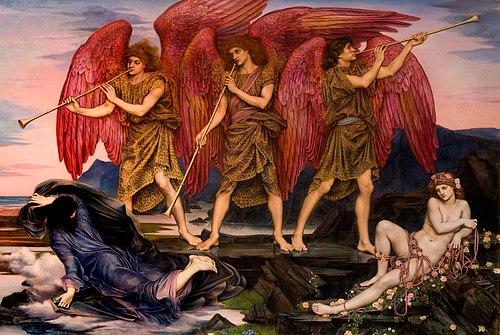 Aurora Triumphans, 1877, Evelyn De Morgan