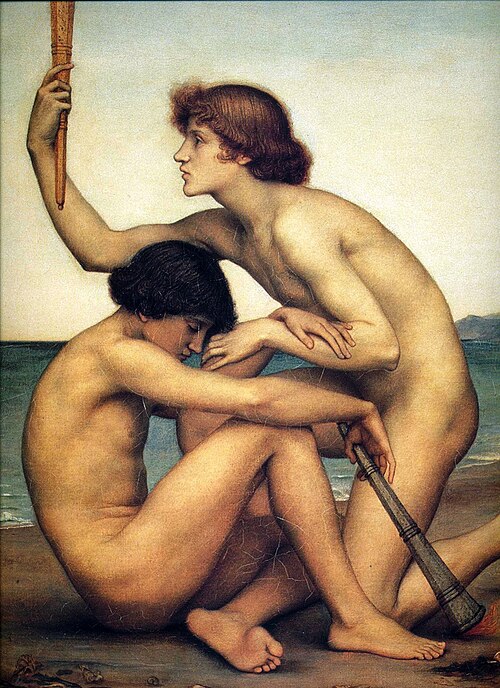 Phosphorus and Hesperus, 1881, Evelyn De Morgan