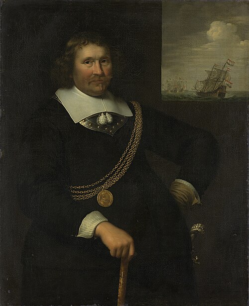 Jan Cornelisz Meppel (1609-69). Lieutenant-amiral de Hollande et Frise-Occidentale, 1661, Jan Albertsz Rotius