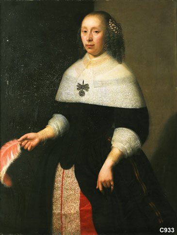 Portrait of a woman of the van Neck family, 1658, Jan Albertsz Rotius