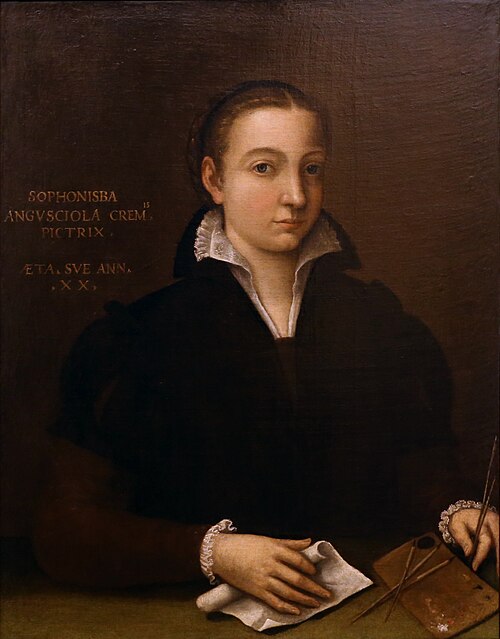 Autoportrait, 1552, Sofonisba Anguissola