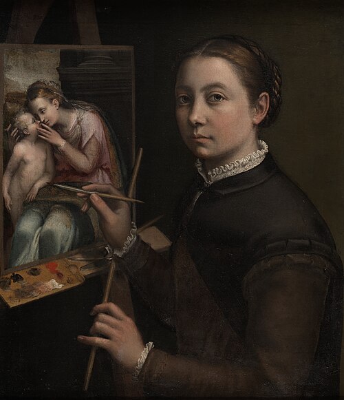 Autoportrait, 1556, Sofonisba Anguissola