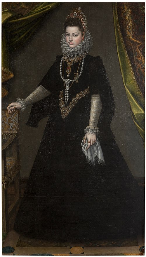Portrait of the Infanta Isabella Clara Eugenia, 1599, Sofonisba Anguissola