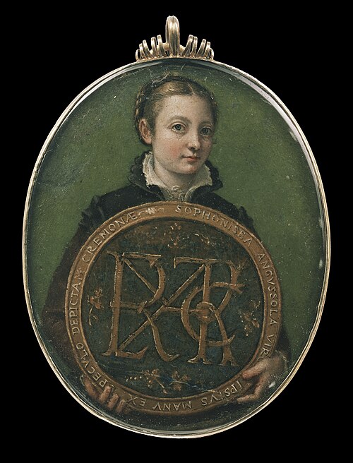 Autoportrait, 1556, Sofonisba Anguissola