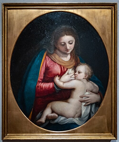 Madonna Suckling the Infant Christ, 1598, Sofonisba Anguissola