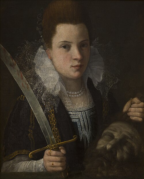 Judith avec la tête d'Holopherne, 1592, Lavinia Fontana