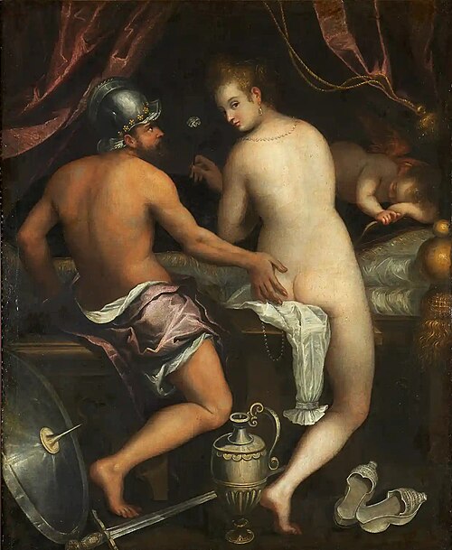Mars et Vénus, 1595, Lavinia Fontana