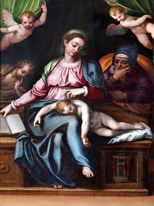 Silentium (copy after Michelangelo Buonarotti), 1590, Lavinia Fontana