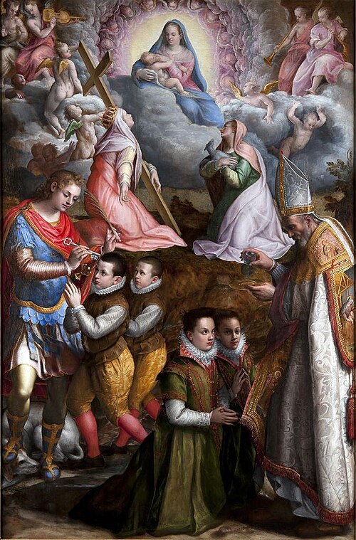 Consécration à la Vierge, 1599, Lavinia Fontana