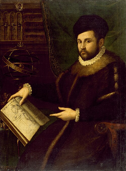 Portrait de Gerolamo Mercuriale, 1588, Lavinia Fontana