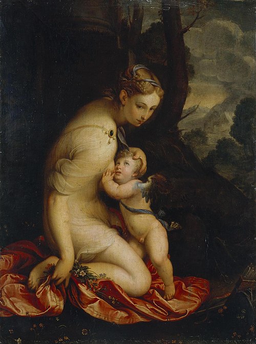 Venus Sucking Cupid, 1610, Lavinia Fontana