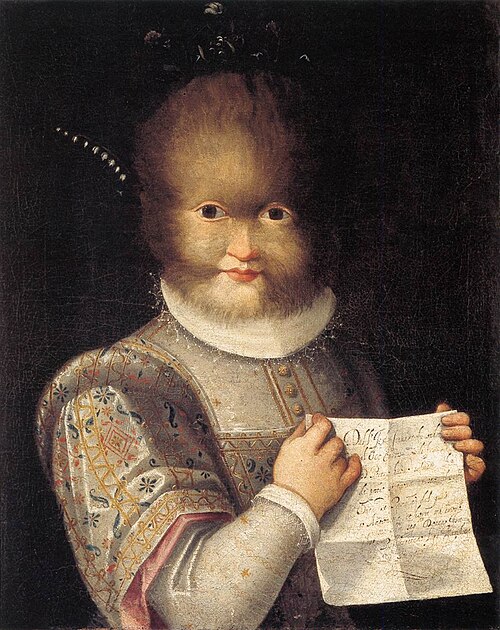 Portrait d'Antonietta Gonsalvus, 1595, Lavinia Fontana