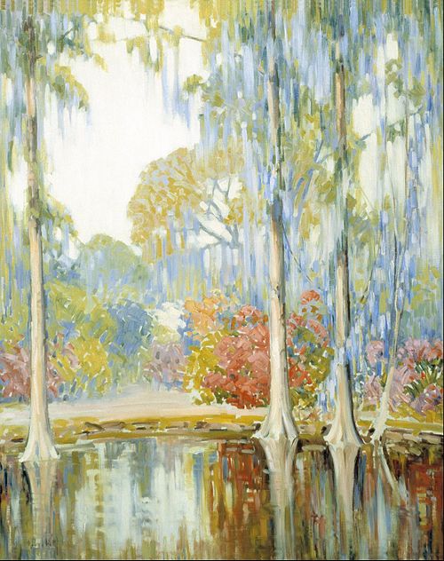 Magnolia Gardens, 1920, Alfred Heber Hutty