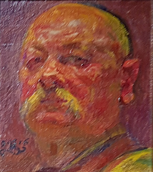 Self-portrait (1916), 1916, Kristian Zahrtmann