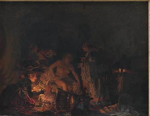 Leonora Christina being Examined in Prison, 1885, Kristian Zahrtmann