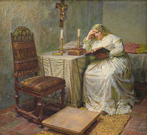 Leonora Christina in Blåtårn, 1891, Kristian Zahrtmann