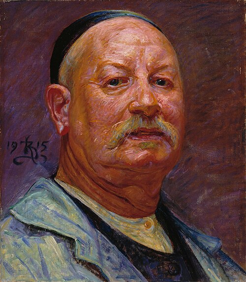 Autoportrait, 1915, Kristian Zahrtmann