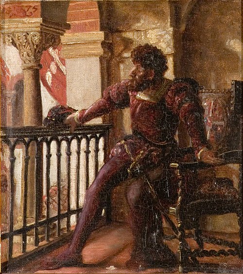 Christian II. beim Stockholmer Blutbad, 1875, Kristian Zahrtmann