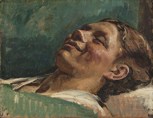 Studiehode til "Fra den romerske forfallstid", 1878, Kristian Zahrtmann