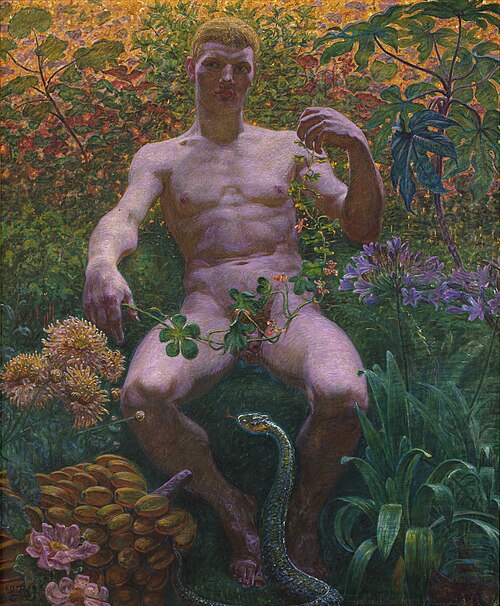 Adam in Paradise, 1914, Kristian Zahrtmann