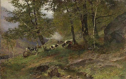 Herbst im Gebirge, 1893, Filiberto Petiti