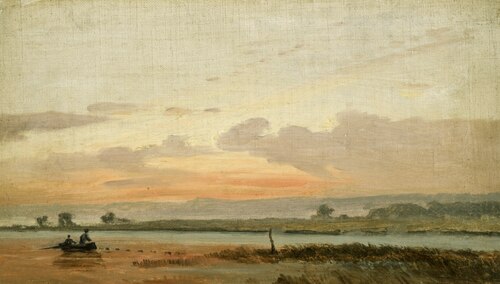 Landscape with Evening Sky, 1825, Jørgen Sonne