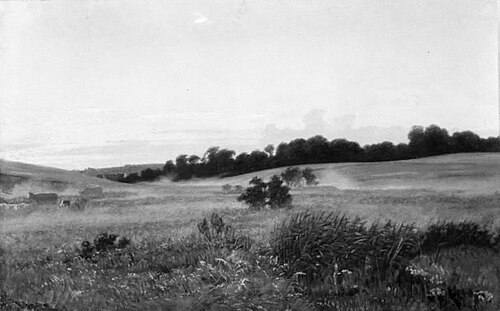 Evening Landscape, 1853, Jørgen Sonne