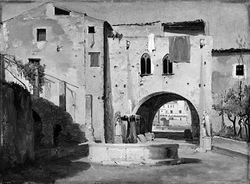 A Fountain in an Italian Town, , Jørgen Sonne
