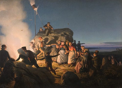 Sct. Hans aften, 1860, Jørgen Sonne